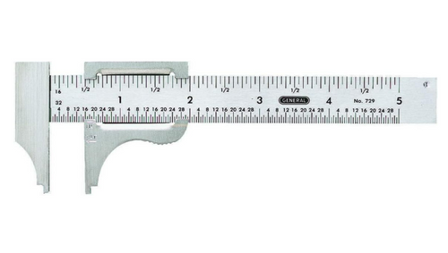 General Tools 729 5″ Slide Caliper