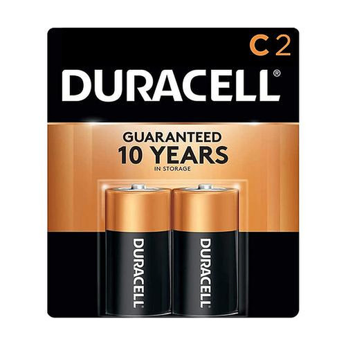 Duracell Coppertop C Alkaline Batteries, 2-Pack (MN1400B2)