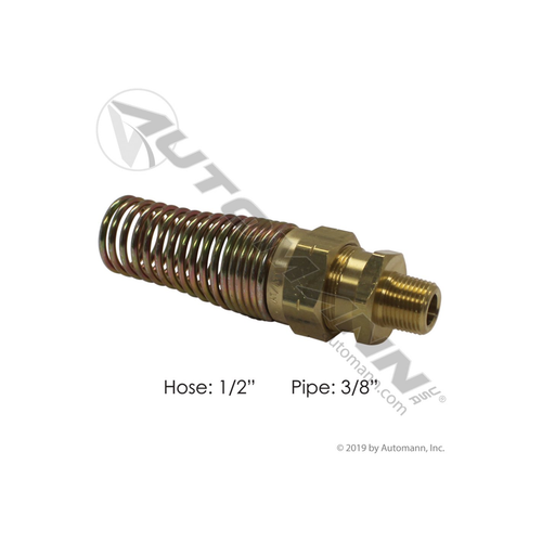Automann Hose Coupling with Spring 1/2IN x 3/8NPT (17716938C)