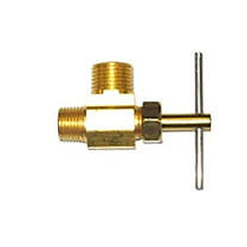 Johnson Concrete needle valve 1/8 inch brass JCP31
