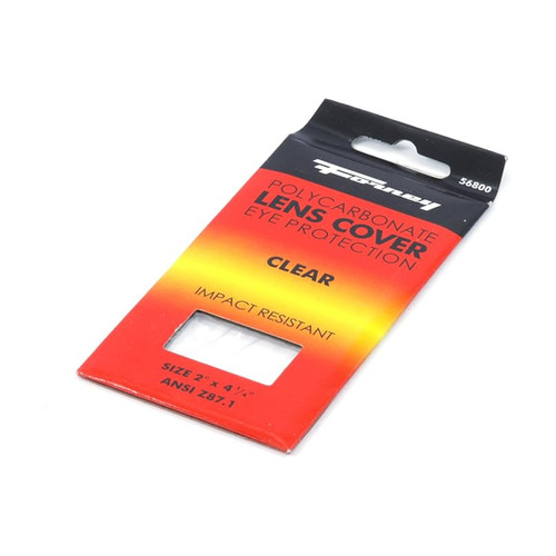 Forney Cover Lens, Clear Plastic, 2" x 4-1/4" | MPN 56800