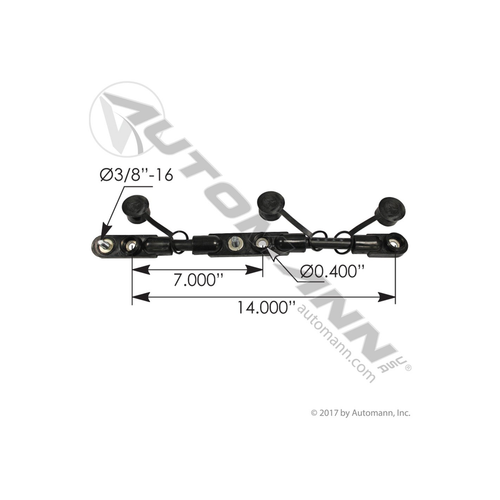 Automann 1782021BK cable harness 2/0 14 inch