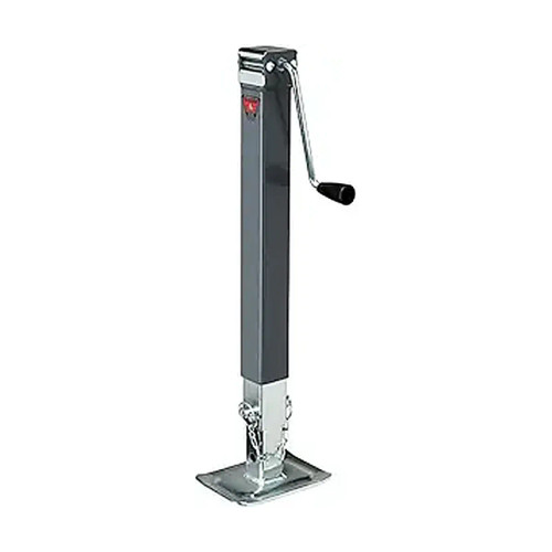 Bulldog 190754 square trailer jack sidewind weld-on 8000 lbs