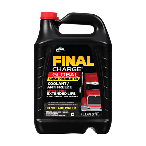 Peak Final Charge Global Extended Life 50/50 Antifreeze/Coolant, 55 Gal. (FINALCHARGEGLOBAL55G)
