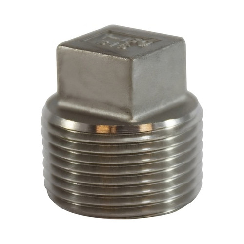 1-1/4″ Black Malleable Iron Pipe Plug (114P)