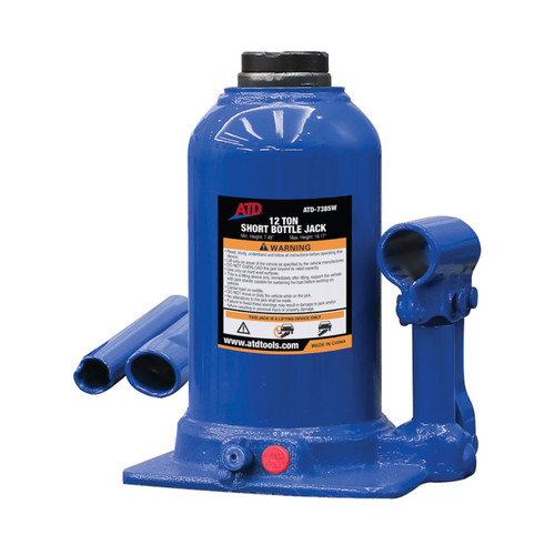 ATD Tools 12 Ton Short Hydraulic Side Pump Bottle Jack (7385W)