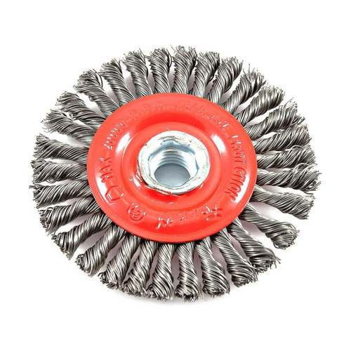 Forney Wire Wheel, Stringer Bead, 4 in x .020 in x 5/8 in-11 Arbor (72760)