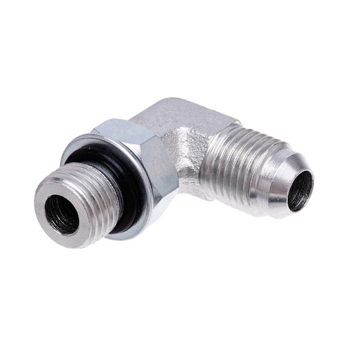 Gates 12MB12MJ90 hydraulic 90 degree pipe thread JIC adapter