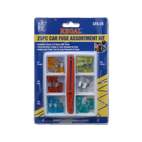 Regal Automotive Fuse Assortment Kit (CFA25)