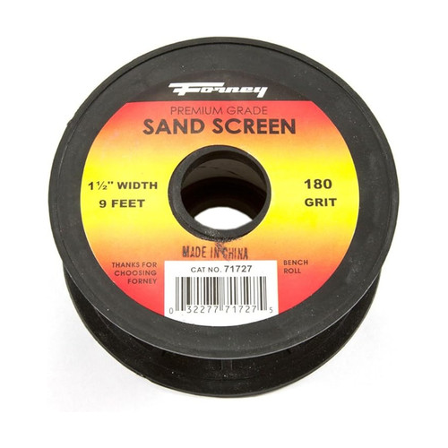 Forney Sand Screen 320 Grit | 1-1/2 in x 9 ft | MPN 71728
