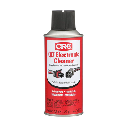 CRC QD Electronic Cleaner 4.5 oz — Precision Safe Cleaner for Sensitive Electronics (05101)