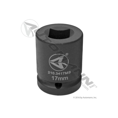 Automann Impact Socket-17mm-Square (2103417MS)