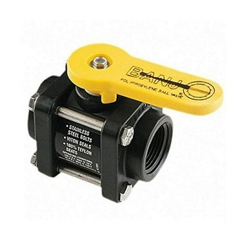Banjo V200 Full Port Polypropylene Ball Valve | 2″ FNPT