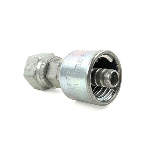 Gates MegaCrimp Female Pipe Swivel Straight, 3/8″ x 3/8″ (6G6FPX)