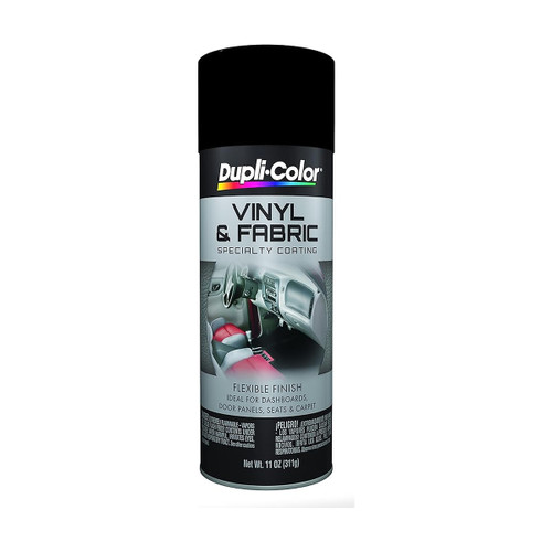 Dupli-Color HVP104 Vinyl & Fabric Coating, Gloss Black, 11 oz