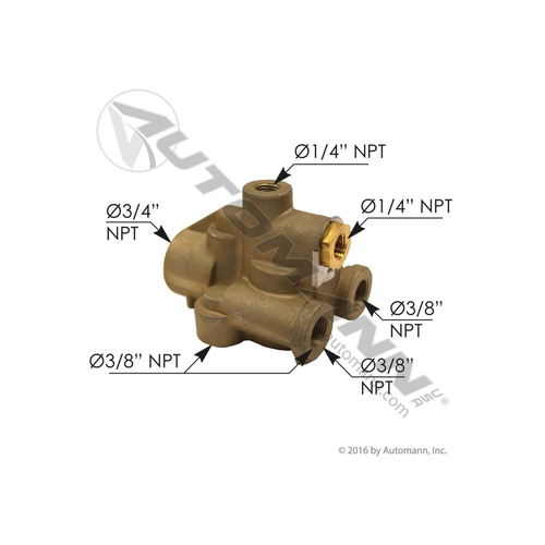 Automann TEV Type Spring Brake Valve (17051301)