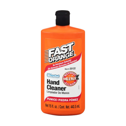 Permatex Fast Orange Fine Pumice Lotion Hand Cleaner, 15 fl oz (25122)