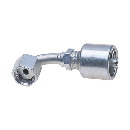 Gates MegaCrimp Female Flare Fitting 90°, 1/4″ x 1/4″ (4G4FFORX90S)