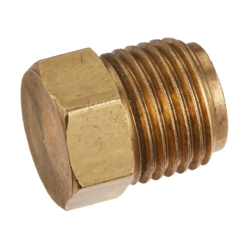 Edelmann 1/4 Inch Tube Size Solid Plug Type Inverted Flared Tube Fitting (120400)