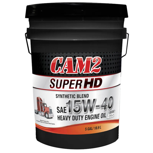 CAM2 Syn-Blend CK-4 Diesel Engine Oil, 15W-40, 5 Gallon (80565-32005)