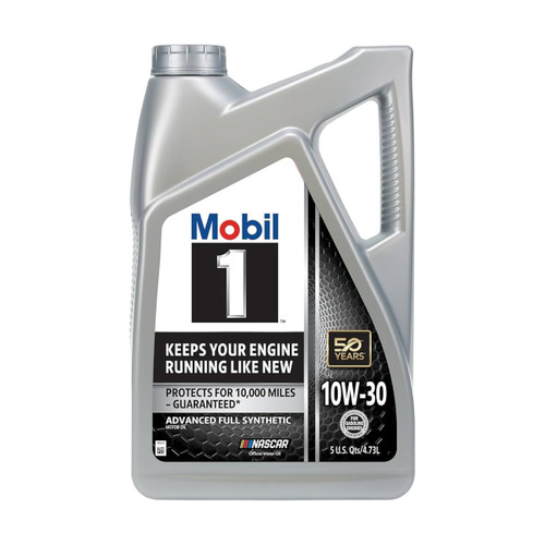 Mobil 1 full synthetic motor oil 10W-30 1 quart 3732018