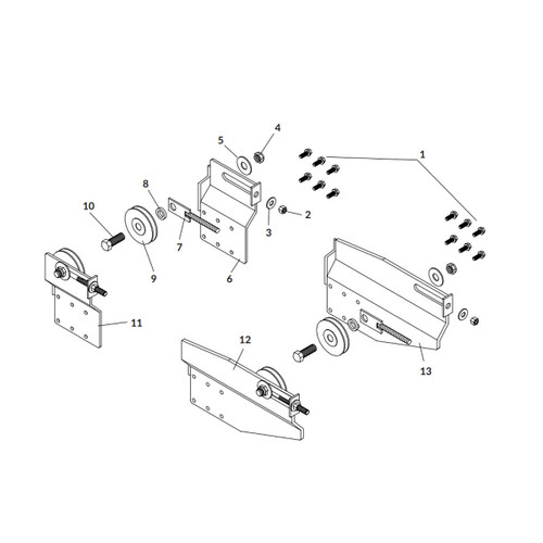 Shur-Co 1111024 rear pulley kit