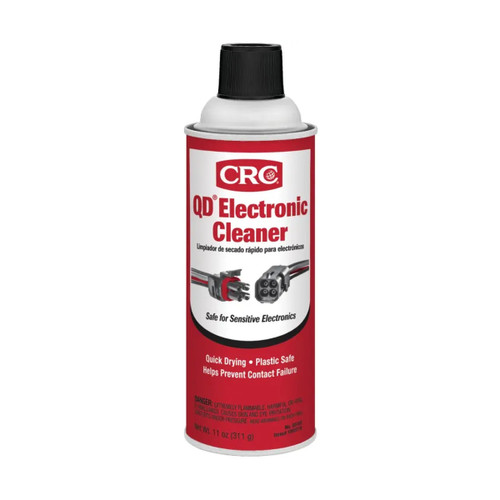 CRC QD Electronic Cleaner 11 oz — Quick Dry, Residue-Free Cleaning for Electrical Components (05103)
