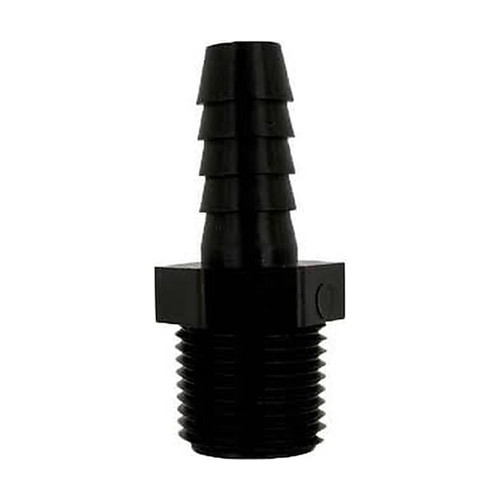 Valley Industries ½″ MNPT to ¾″ Hose Barb Adapter – Polypropylene (3A1234)