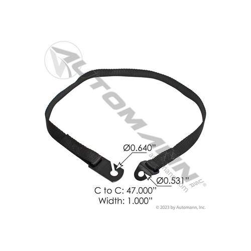 Automann Hood Strap Freightliner (HLK2767)