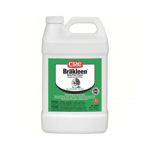 CRC Brakleen Non-Chlorinated Brake Cleaner — Heavy-Duty Brake Parts Cleaning, Fast Drying 1 gal (05085)