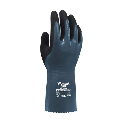 Wonder Grip Oil Guard Triple Coated Nitrile Gloves, Medium | 528M