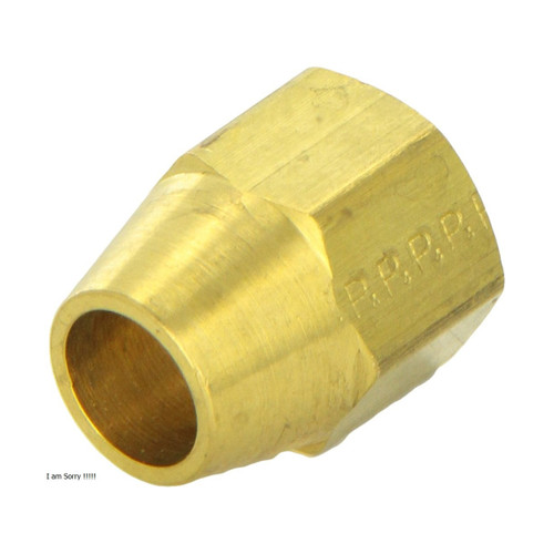 Edelmann 141080 1/2 inch SAE 45 degree flared tube fitting