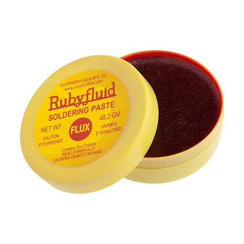Forney Rubyfluid Paste Flux, 2 Ounce, Bulk (38125)
