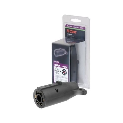 CURT 7-way to 4-way flat trailer wiring adapter 57661