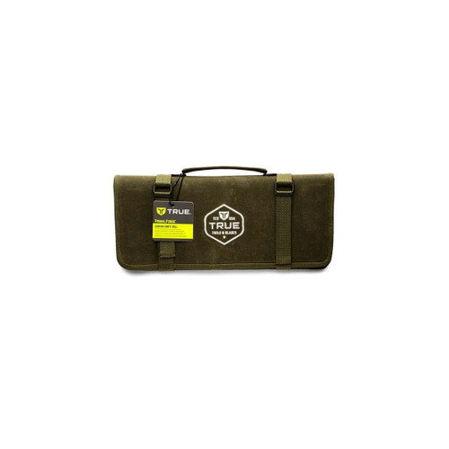True Utility TRUACC0009 waxed canvas knife roll