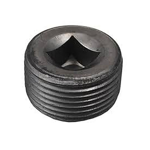 1/8 inch black malleable iron pipe plug
