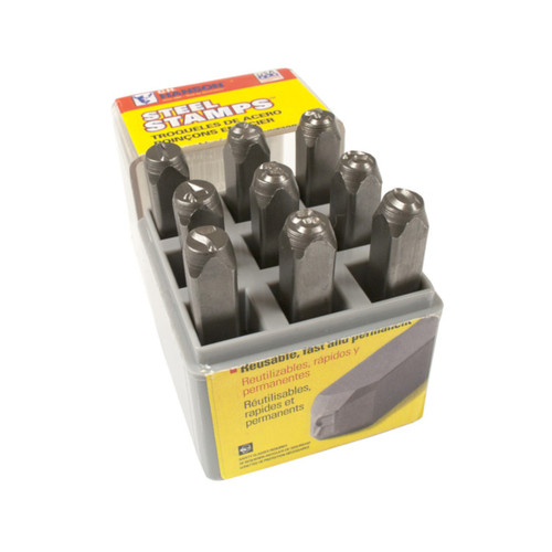 C.H. Hanson ¼″ Steel Number Stamp Set | MPN 20581