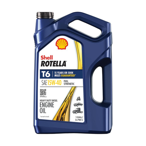 Shell Rotella T Triple Protection 15W-40 Motor Oil, 55 Gallon Drum (56029)