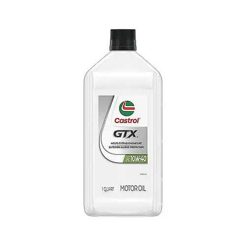 Castrol GTX 10W-40 conventional motor oil quart 14CD5A