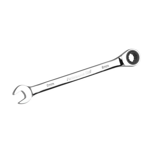 Performance Tool 8mm Ratcheting Combination Wrench (W30348)