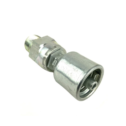 Gates MegaCrimp Male Pipe Swivel Straight, 1/4" x 3/8" (4G6MPX)