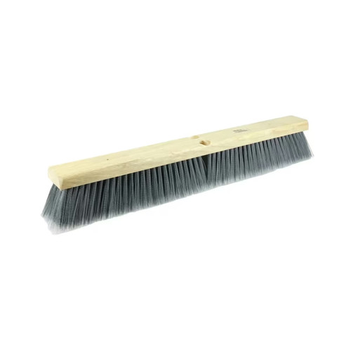 Weiler 24" Fine Sweep Floor Brush | Flagged Silver Polystyrene