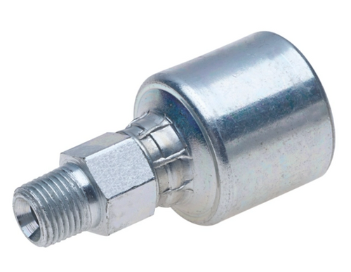 Gates MegaCrimp male pipe NPTF hydraulic hose fitting 6G8MP