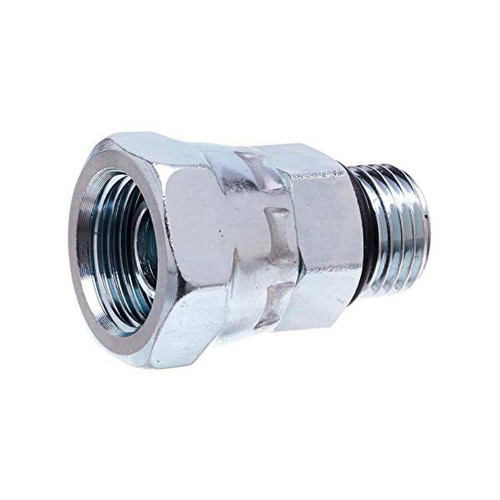 Gates Hydraulic Hose Adapter, Male O-Ring Boss to Female Pipe Swivel NPSM (12MB8FPX)