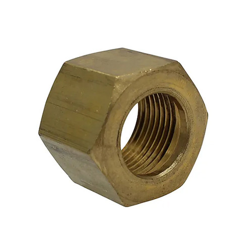 Edelmann 1/4" Compression Union Brass Nut (161400)