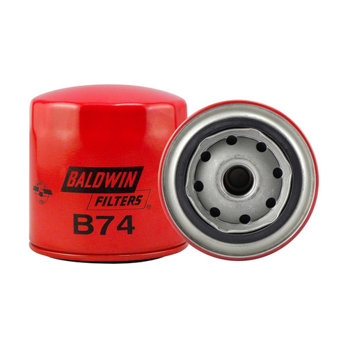 Baldwin Full‑Flow Spin‑On Oil Filter for Heavy‑Duty Trucks & Equipment (B74)