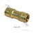 Automann brass PLC union 5/8 inch 177.13B6210