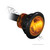 Automann LED marker light 3/4 inch amber 571.LD33A3