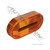 Automann Marker Light 4in Oval Reflex Amber (571.LG262A)