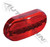 Automann 4 inch oval red lens 571.LG261R.1